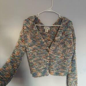 Jessica Simpson Multicolor Knit Cardigan